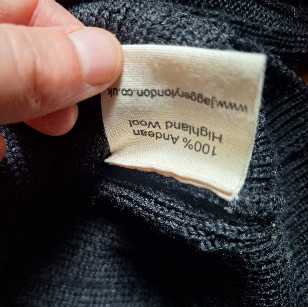 jaggery london wool/alpaca lenny sweater - Picture 7 of 8